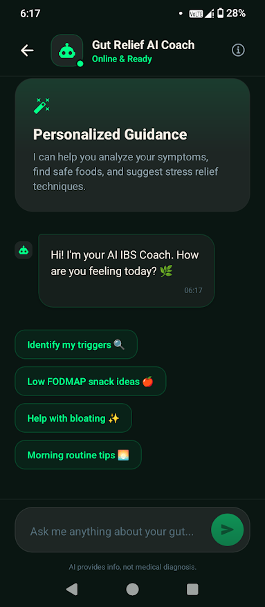 AI Coach screen